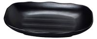 Yanco BP-2207 Black pearl-1 New Rectangular Bowl, 7" Length, 4.5" Width, Melamine, Black Color with Matting Finish, Pack of 48