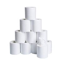 3-Ply Standard Rolls, 10 Roll Pack Toilet Paper Bathroom Tissue, Hotel Supplies Recycled Hollow Roll Paper(White, 10 Rolls X 3-Ply)