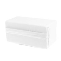 Knee Pillow for Back Sleepers & Side Sleepers Ergonomically Designed for Knee Support Sciatica Pain Relieving - White
