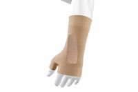 OS1st WS6 Performance Wrist Sleeve (Single Sleeve) for Carpal Tunnel Syndrome, Wrist Pain, Wrist Strain and Arthritis (Natural, Large)