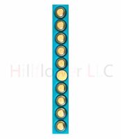 Hillflower 10 pcs AG3 LR41 SR736 G3 392A 384 Bulk 0% Mercury 0% Hg 1.5V Alkaline Light Prime Battery