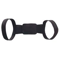 Humpback Back Support Belt,Adults Kids Humpback Corrector Invisible Shoulder Posture Belt (Black M)