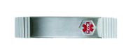 Mens Stainless Medical Alert ID Expansion Bracelet