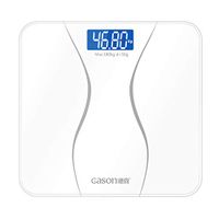 WskLinft Body Fat Scale, LCD Digital Weight Bathroom Balance Auto On/Off Electronic Floor Body Fat Scale White