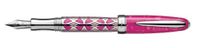 Laban Enamel Pink Prismatic Medium Point Fountain Pen - LMB-F200-1PLM