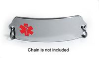 VON WILLEBRAND'S Medical ID Alert Tag with Embossed Emblem from Stainless Steel.
