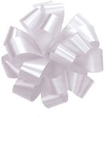 PMU Pom Pom - Pull Out Bows 5 Inch White Pkg/50
