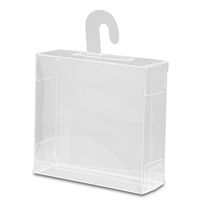Clear Merchandise Pillow Boxes | Quantity: 100 | Width: 1"