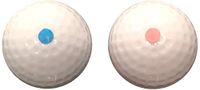 Gender Reveal Exploding Golf Balls Set (1 Pink & 1 Blue Ball) - Perfect for Your Gender Reveal Party with 400% More Non-Toxic Powder!!! Made by FBA Pro