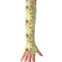 BaPaLa Icecream Sports Arm Sleeves Cooling Or Warmer UV Sun Protection Compression Arm Sleeve for Women& Men Suit for Cycling,Running,Golf, Basketball,Football 1 Pairs