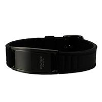 POWER IONICS Titanium Magnetic Bracelet for Men Power Bracelet for Women Balance Black/Black Plated
