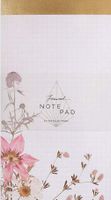 Fireweed: Notepads 2-Pack, Elegant Illustrated Notepad - Note pad with Lined Paper – Mini Notebook for Home, Office, Travel, Or School – Legal Pad for Work – Large Notepad for Writing (Sweet Stems)
