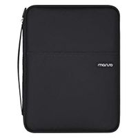 MOSISO Nursing Organizer Sleeve Case, 9 Pocket Utility Pouch for Stethoscopes, Scissors and Other Medical Supplies, Polyester All-Purpose Portable Compact Slim Bag, Black