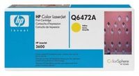 HP Q6472A Yellow Toner Cartridge 502A Genuine New Sealed Box