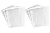200 Pcs Clear Flat Cello/Cellophane Bags Good for Candies, Cookies, Bakery Goods, Soap, Other Goodie Treats (4" x 6" (101.6" x 152.4))