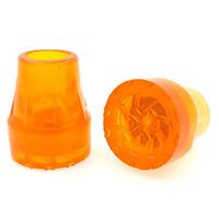 Homekit 2pcs Rubber Walking Hiking Stick Metal Ferrule Bottom End 19mm 3/4" 22mm (7/8") Cover Cane Crutch Pad Rubber Heavy Duty Tips (19mm)