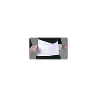 White, Lg (36"-42") Unisex All-Elastic Back Supp