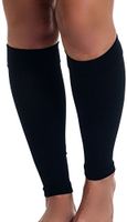 Remedy Calf Compression Running Sleeve Socks, Black, Small