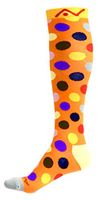 Compression Socks (1 pair) for Women & Men (Dazzling Dots, S/M)