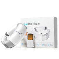 AutumnFall Neck Massager Cordless U Shape Neck Massage Pillow Electric Rechargeable Travel Pillow Nap Memory (White)