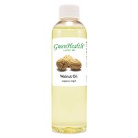 GreenHealth Walnut Oil - 4 fl oz (118 ml) Plastic Bottle w/Cap - 100% Pure Carrier Oil