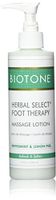 Biotone Herbal Select Massage Products Foot Therapy Lotion, 8 Ounce