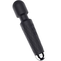 Personal Cordless Handheld Wand Massager, Upgrade Powerful Rechargeable Quiet Waterproof Wand Massager Gift with 20 Vibration Modes and 8 Speeds for Therapeutic Body Muscle Aches