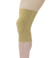 MAXAR Elastic Knee Support Brace Donut-Shaped Silicone with Ring/Metal Stays 2XL