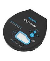 Memorex 2 Xtreme w/45 sec, PLL, Rubberized Texture; Black/Light Blue; H is for Revised Headphones.