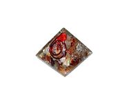Jet International Jet New Chakra Single Baby Pyramid 20-25 mm Free Booklet Crystal Therapy Chokurei X-mas Crystal Gemstones Rare Unique Image is JUST A Reference.