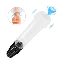SeksBee 100% High Quality Silent Design Male Gift Enlargement Automatic Vacuum Pump Massager Cup for Man Black with Gear Range and Pressure Control Pleasing Device Discreet Package
