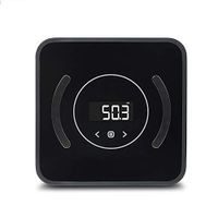 YHML Smart Bluetooth Body Fat Scale, BMI Scale Digital Bathroom Wireless Scale, Body Composition Analyzer with Smartphone App,Black