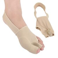 HAIHF Bunion Corrector Big Toe Straightener, 2 Pair Bunion Splint Support Protectors Sleeve, Silicone Gel Pad and Toe Separators Mens and Womens for Hallux Valgus Pain Relief