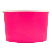 Valentine's Day Pink Paper Ice Cream Cups - Large 20 oz Dessert Bowls - Perfect For Your Yummy Food & Treats - Frozen Dessert Supplies - 600 Count