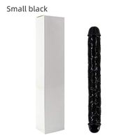 LuJoe 12 inch Double-Headed Simu-Lation Large P'en-NIS- Small Black