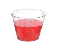 Medicine Cups - Disposable Graduated Medical Grade Plastic Measuring Cups (100)