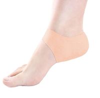 1 Pair Silicone Gel Sleeve Protective Dry Hard Cracked Skin for Foot Care Pain Relief Protectors (Skin)