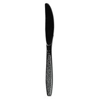 Guildware Heavyweight Plastic Knives, Black, 1000/Carton