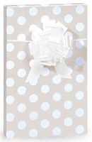 Pearl Cream Scroll Gift Gift Wrap Wrapping Paper-15ft Roll w. Gift Tags