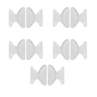 5 Pairs Silicone Anti Slip Nose Pads Eyeglasses Glass Spectackles Braces Supports