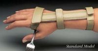 North Coast Medical Standard Wrist Orthosis with Universal Cuff- Large Adult Left Hand