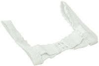 DMI Adjustable Upper Back Shoulder Support Brace Posture Perfect Band, for Men and Women, One Size Fits Most, White