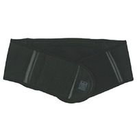 Nikken KenkoTherm Orthopedic Back Belt (18421) - Adjustable Therapy Posture Corrector - Lower Back, Pain Relief - Support for Lifting, Work, Gym, Posture with Pocket, Black, Extra Large - 46 Inches