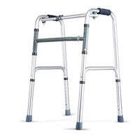 Disabled Walker Height Adjustable Indoor Outdoor Light Portable Adult Elderly Walker, Suitable for Hospital Nursing Home and Home,A