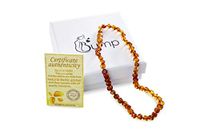 Bump Baltic Amber Necklace: Polished Raw Amber Necklace for Pain Relief