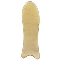 PESOENTH Gua Sha Scraping Massage Tool Fish Shape Scraping Plate High Quality Horn Material Scraping Back The Best Gua Sha Physiotherapy Tools Yellow