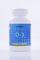 Vitamin D 3 All Natural 5000 Iu High Potency 90 Capsules