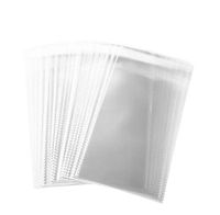 100 pcs 5" x 7" 2 MIL Clear Flat Resealable Cello OPP's/Clear Plastic Bags Good for Bakery, Candle, Soap, Cookie,Jewelry Items Bags.