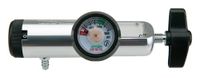 Oxygen Regulator Standard Body-CGA870, 0-4 LPM, Barb Outlet with Black Color Coded Gauge Protector and tee Handle