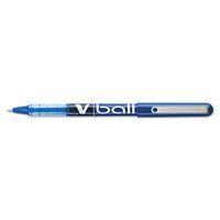 Pilot 35201 V-Ball Liquid Ink Roller Pen, Extra Fine, Blue Barrel/Ink